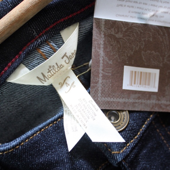 Matilda Jane NWT Dark Wash Skinny 4 27 - Picture 10 of 10